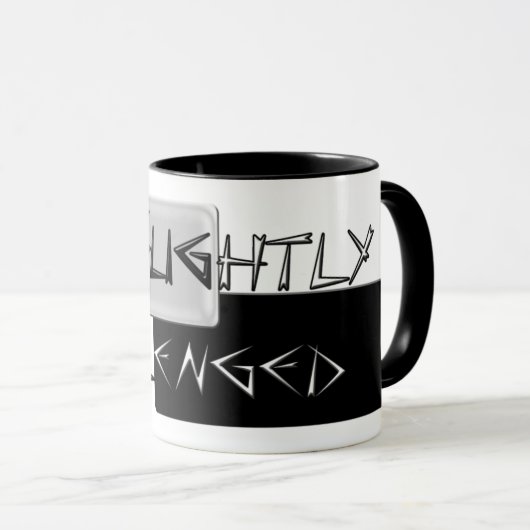 Licht uitgedaagde Mok (Voorkant rechts)