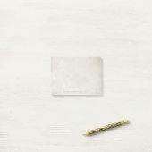 Licht Umber Bruin Urban Grunge Post-it® Notes (Op bureau)