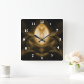 Licht uw dag in vierkante klok (Huis)