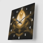 Licht uw dag in vierkante klok (Hoek)