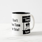 Licht uw drama in voor de Llama persoonlijke Mok (Voorkant rechts)