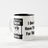 Licht uw drama in voor de Llama persoonlijke Mok (Voorkant links)