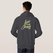 Licht uw hartenquote hoodie (Achterkant volledig)