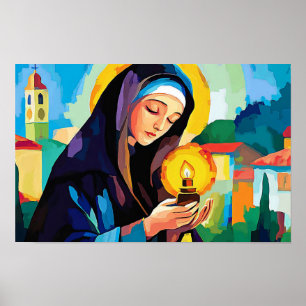 Licht van Assisi Poster