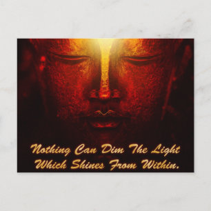 Licht van binnen briefkaart