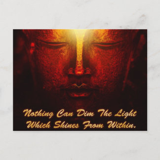 Licht van binnen briefkaart