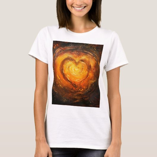 Licht van binnenuit - Heart Magic Design T-shirt (Voorkant)