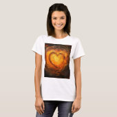 Licht van binnenuit - Heart Magic Design T-shirt (Voorkant volledig)