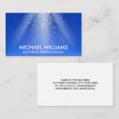 Licht van Boven Glinsterende Glitter Visitekaartje (Voorkant / Achterkant)