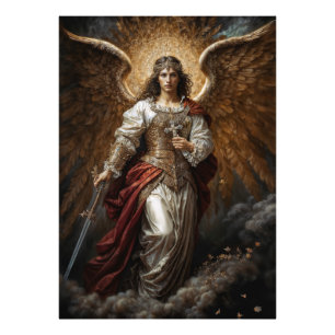 Licht van de Goddelijke Orde, Aartsengel Michaël Foto Afdruk