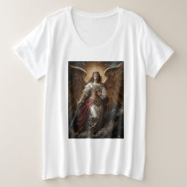 Licht van de Goddelijke Orde, Aartsengel Michaël Grote Maat T-shirt