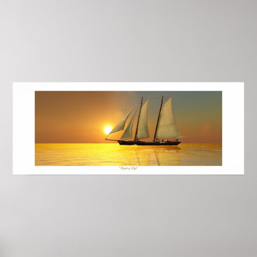 LICHT VAN DE LEVENSDRUKTE POSTER (Voorkant)