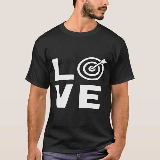 Licht van de Licht van de Archery van het Doel Bul T-shirt (Voorkant)