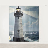 "Licht van de Vuurtoren" Wandkleed (Voorkant)