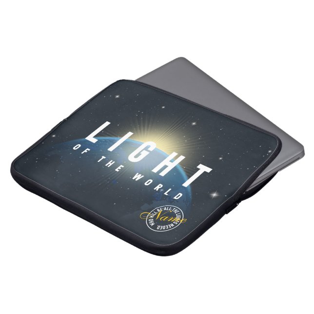 Licht van de Wereld | 15 inch Laptop Sleeve (Voorkant top)
