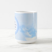 Licht van de Wereld Baby Blauwe Bijbel Verse Naam Koffiemok (Center)