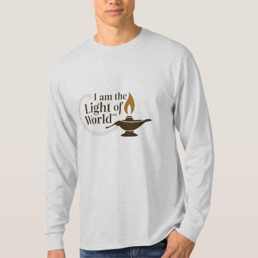 Licht van de wereld | Jezus citeert T-shirt (Voorkant)