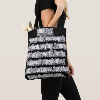 Licht Van De Wereld Johannes 8 12 Statenvertaling Tote Bag