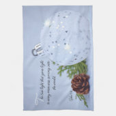 Licht van de Wereld Kerstmis Keukenhanddoek (Verticaal)