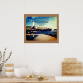 "Licht van de Wereld" Poster (Keuken)