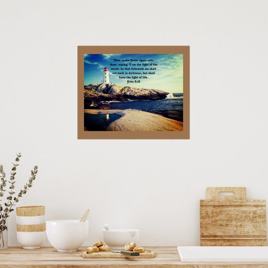 "Licht van de Wereld" Poster (Keuken)