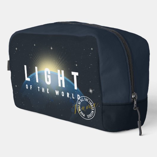 Licht van de Wereld | Print gesneden naaizak Toilettasje (Rechterhoek)