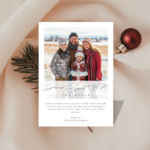 Licht van de wereld religieuze kerstfoto feestdagenkaart