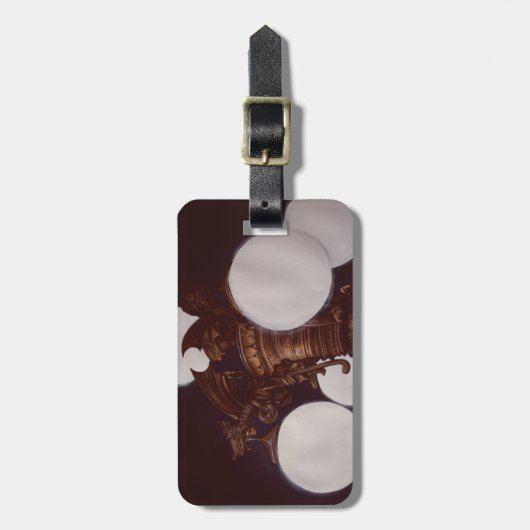  Licht van Demon Wings Bagagelabel (Voorkant verticaal)