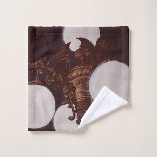 Licht van demonen bad handdoek (Wasdoekje)