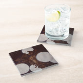 Licht van demonen glazen onderzetter (Schuin)