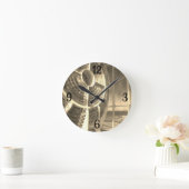 Licht van een vuurtoren ronde klok (Huis)