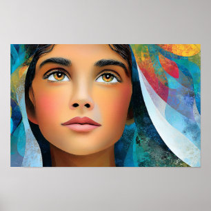 Licht van genade De Heilige Maagd Maria Poster