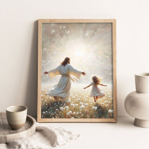 Licht van het Leven, Christelijke Schilderkunst, J Poster