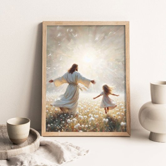 Licht van het Leven, Christelijke Schilderkunst, J Poster