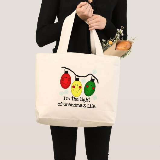 Licht van het leven van oma grote tote bag (Voorkant (product))