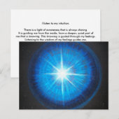 Licht van intuïtie briefkaart (Voorkant / Achterkant)