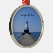 Licht van Ludington Metalen Ornament (Rechts)