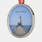 Licht van Ludington Metalen Ornament (Links)
