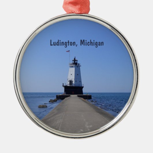 Licht van Ludington Metalen Ornament (Voorkant)