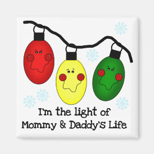 Licht van mama en papa's Life Tshirts en Gifts Magneet