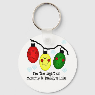 Licht van mama en papa's Life Tshirts en Gifts Sleutelhanger