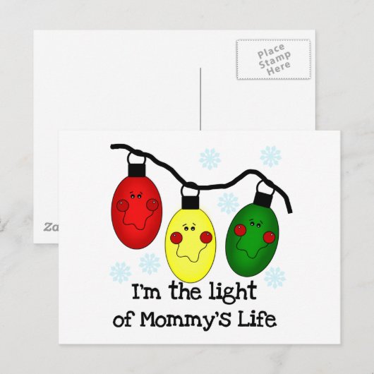 Licht van mammie's Life Tshirts en Gifts Briefkaart (Voorkant / Achterkant)