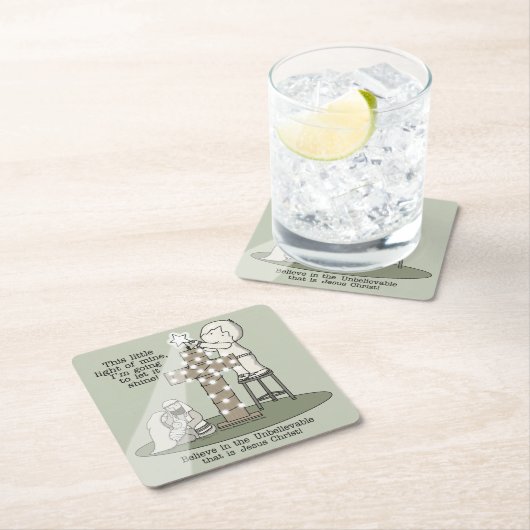 Licht van mijn kartonnen onderzetters (Insitu)