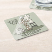 Licht van mijn kartonnen onderzetters (Schuin)