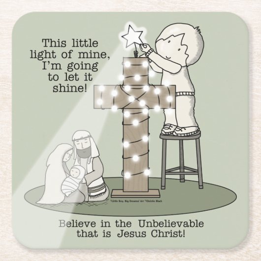 Licht van mijn kartonnen onderzetters (Voorkant)