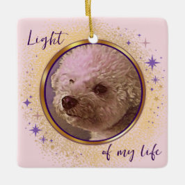 Licht van mijn leven keramisch ornament