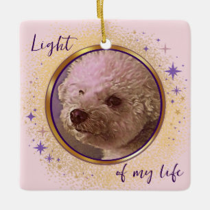 Licht van mijn leven keramisch ornament