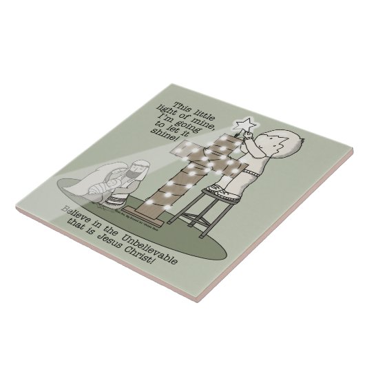 Licht van mijn tegeltje (Zijkant)