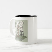 Licht van mijn tweekleurige koffiemok (Voorkant links)