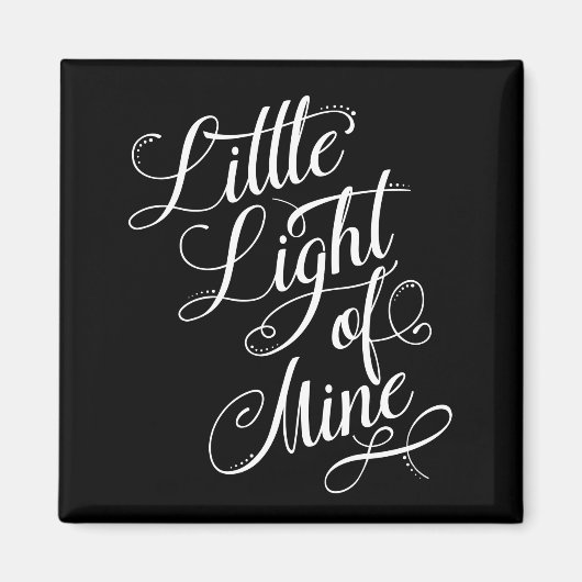 Licht van mijn typografie magneet (Voorkant)